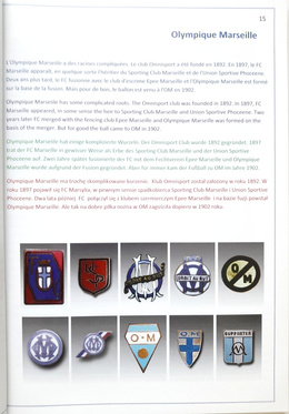 Katalog odznak francuskich klubów piłkarskich grających w I lidze w latach 1932-2020