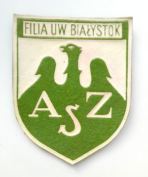Naszywka AZS Filia UW Białystok (PRL)