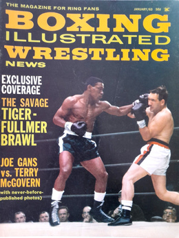 Magazyn Boxing Illustrated Wrestling News - rok 1963 (9 numerów)