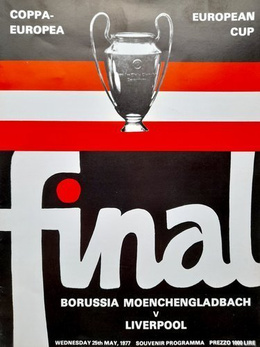 Program Borussia Moenchengladbach - Liverpool FC Finał Pucharu Mistrzów 25.05.1977 (kopia)