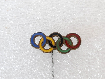 Odznaka Igrzyska Olimpijskie kółka, stara (emalia)