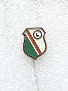 Odznaka Legia Warszawa herb (PRL, lakier)