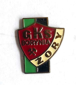 Odznaka GKS Borynia Żory (PRL, lakier)