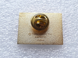 Odznaka Łotewski Komitet Olimpijski Zimowe Igrzyska Nagano 1998 (produkt oficjalny, sygnowana)