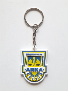 Brelok Arka Gdynia herb, gumowy (produkt oficjalny)