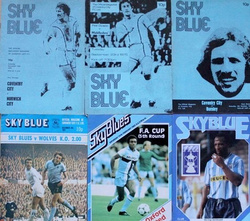 Programy Coventry City 1973-1999 (7 sztuk)