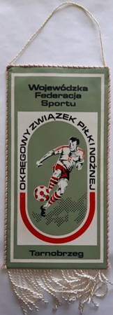 Proporczyk Okręgowy Związek Piłki Nożnej Wojewódzka Federacja Sportu Tarnobrzeg