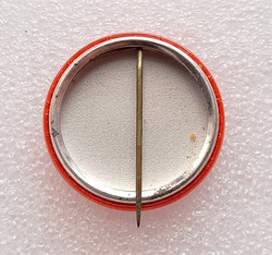 Odznaka-button Mistrzostwa Świata w hokeju na lodzie Niemcy 1975 - Reprezentacja USA