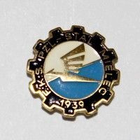 Odznaka FKS PZL-Stal Mielec herb mała (PRL, lakier)