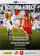 Program Korona Kielce - Legia Warszawa Lotto Ekstraklasa (28.05.2017)