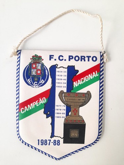 Proporczyk FC Porto mistrz Portugalii 1987-1988 (produkt oficjalny)