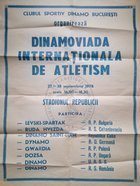 Plakat Międzynarodowa Lekkoatletyczna Dinamoviada (27-28.9.1978)