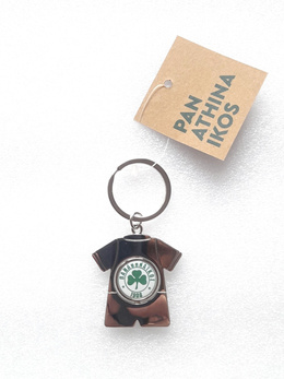 Brelok Panathinaikos Ateny koszulka z obrotowym herbem (produkt oficjalny)