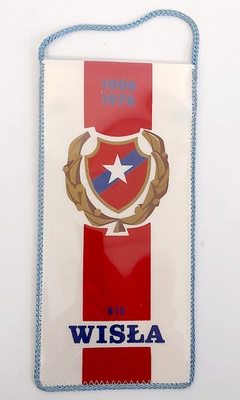 Proporczyk 70 lat GTS Wisła Kraków 1906-1976