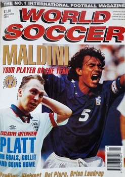 Miesięcznik World Soccer Rocznik 1995 (kompletny, oprawiony)