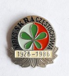 60 lat MRKS Skra Częstochowa 1926-1986 posrebrzana (PRL, lakier)