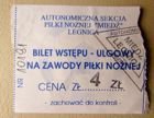 Bilet ASPN Miedź Legnica (lata 90.)