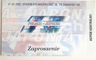 Bilety Zaproszenie VIP Loża Honorowa mecz towarzyski Polska - Japonia (27.3.2002, Łódź)