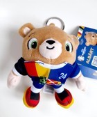 Brelok maskotka UEFA Euro 2024 Niemcy miś Albart, pluszowy (produkt oficjalny)