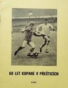 Informator 60 lat piłki nożnej w Presticach (Czechy)