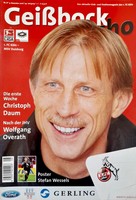 Magazyn program 1. FC Koeln - MSV Duisburg, Bundesliga (4.12.2006)