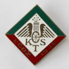 Odznaka KS Tramwajarz Łódź (PRL, emalia)