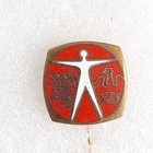 Odznaka Organizator Sportu - Szkolny Związek Sportowy (PRL, emalia, sygnowana)