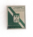 Odznaka VIII Akademickie Mistrzostwa Polski WSP w piłce siatkowej kobiet (Białystok, 9-15.11.1975)