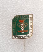 Odznaka VIII Ogólnopolska Spartakiada Młodzieży 1981 (PRL, emalia)