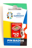 Odznaka miasto-gospodarz Monachium UEFA Euro 2024 Niemcy (produkt oficjalny)