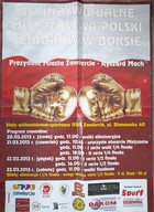 Plakat 84. Indywidualne Mistrzostwa Polski Seniorów w Boksie (20-23.3.2013, Zawiercie)