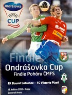 Program Finał Pucharu Czech, FK Jablonec - FC Viktoria Pilzno (18.5.2010)