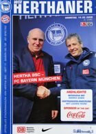 Program Hertha BSC Berlin - Bayern Monachium Bundesliga (14.02.2009)