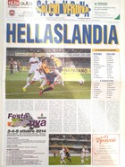 Program gazeta meczowa Hellas Werona - US Cagliari, Serie A (4.10.2014)