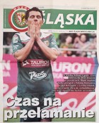 Program gazeta meczowa Śląsk Wrocław - GKS Bełchatów, T-Mobile Ekstraklasa (7.4.2012)