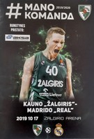 Program mecz Żalgiris Kowno - Real Madryt koszykówka, europejskie puchary (17.10.2019)