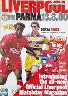 Program mecz towarzyski Liverpool FC - AC Parma (13.8.2000)