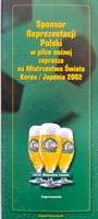 Program-terminarz Mistrzostwa Świata Korea Japonia 2002 (Lech - Sponsor Reprezentacji Polski)