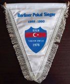 Proporczyk Türkiyemspor Berlin Zdobywca Pucharu Berlina 1988-1990