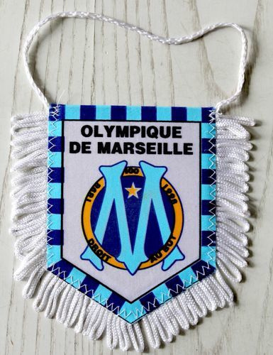 Proporczyk 100 Lat Olympique Marsylia Maly Proporczyki Zagraniczne Antykwariat Sportowy Ksiazki Pamiatki Sportowe Gadzety Klubowe