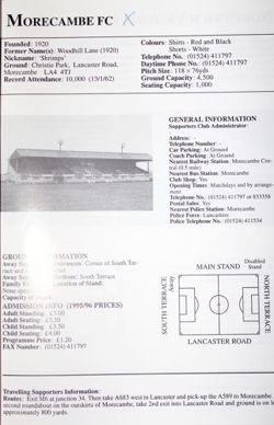 Amatorskie ligi piłkarskie Anglii 1996. Przewodnik Kibica