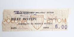 Bilet Polonia Bytom (lata 90.)