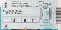 Bilet Royal Charleroi SC - KSC Lokeren Jupiler Pro League (05.10.2013)