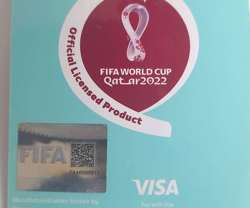 Brelok Mistrzostwa Świata Katar 2022 nieśmiertelnik (produkt oficjalny)