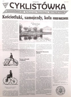 Cyklistówka. Jednodniówka cyklistyczna (Pruszków, 14.5.2022)