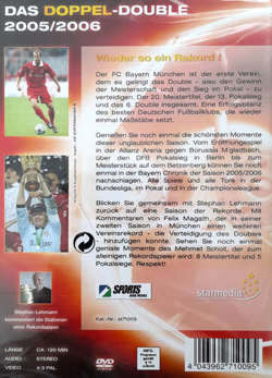 Film DVD Bayern Monachium. Dublet sezony 2004-2005 i 2005-2006 - 2 płyty (produkt oficjalny)
