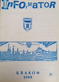 Informator Ogólnopolskiego Klubu Kolekcjonerów Pamiątek Sportowych - nr 31 (1988)