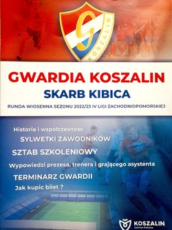 Informator Skarb Kibica Gwardia Koszalin runda wiosenna sezonu 2022-23