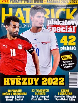 Magazyn piłkarski Hattrick. Gwiazdy 2022 - 42 plakaty (Czechy)