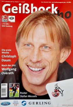 Magazyn program 1. FC Koeln - MSV Duisburg, Bundesliga (4.12.2006)